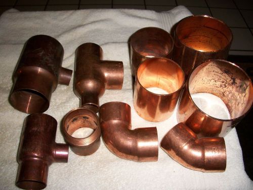 4&#034; Copper Coup. &amp; 3&#034; Coup.  &amp;  Tees