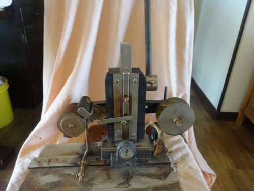 Wyman Gold Stamping Machine Model B Used needs switch replaced