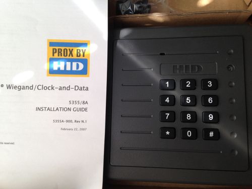 Hid proxpro wiegand reader with keypad brand new in box for sale
