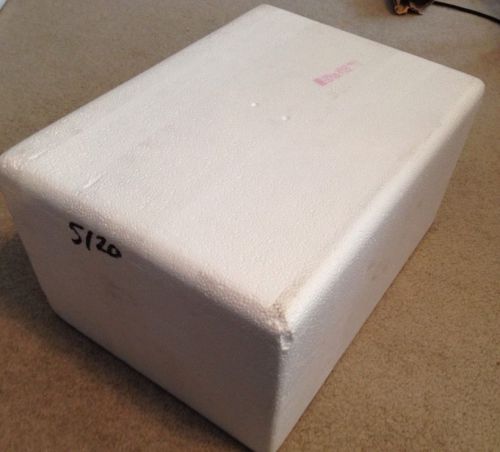 Styrofoam insulated shipping container box 15&#034;x11&#034;x8&#034; exterior dimension cooler