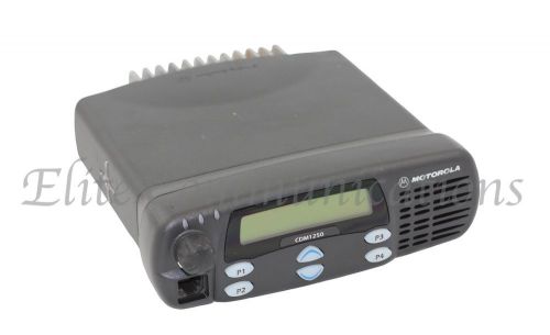 Used Motorola CDM1250 VHF 136-174MHz 25W 64Ch AAM25KHD9AA2AN Two Way Mobile