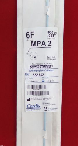Cordis 532-642 super torque mpa 2 - 6f for sale