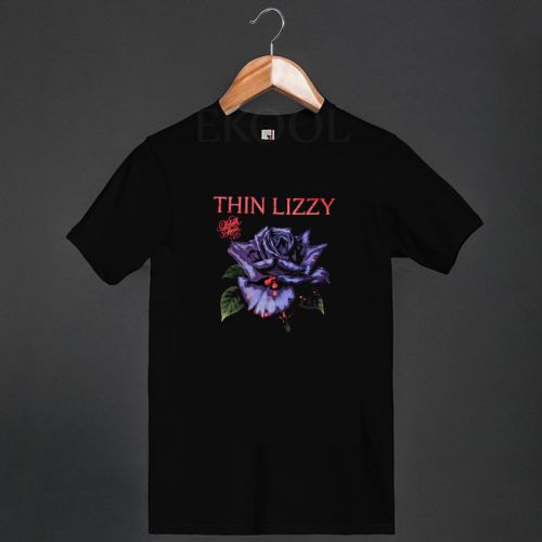 Thin Lizzy Black Rose 2 NEW Flower T-Shirt Rock Metal Band Merch Fans