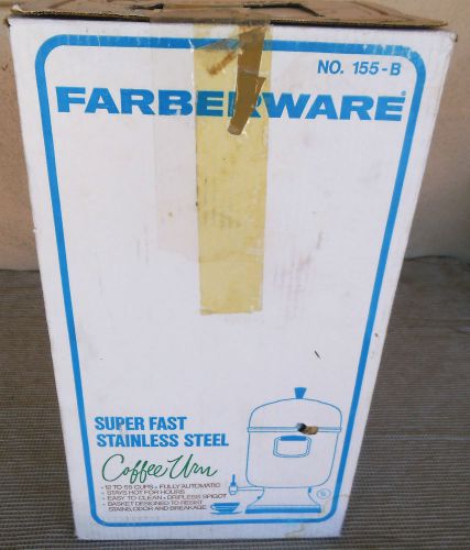FARBERWARE 155B 12-55 CUP STAINLESS STEEL COFFEE BREWER MAKER PERCOLATER URN