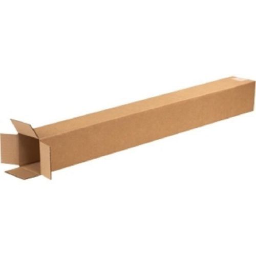 Corrugated cardboard tall shipping storage boxes 4&#034; x 4&#034; x 36&#034; (bundle of 25) for sale