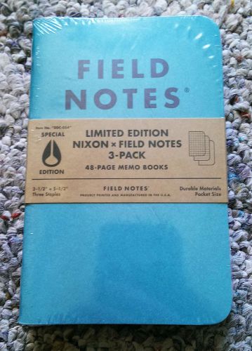Limited Edition Nixon Field Notes Sealed Pack FREE US SHIPPING