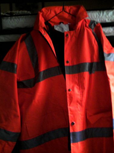 Industrial safety coat or jacket/ reflective/ heavy/ /lining XLARGE NEW