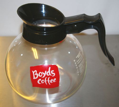 Coffee Pot Glass Decanter Restaurant Boyds Commercial Schott Duran 3407