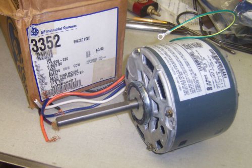 GE #3352 shaded pole motor new in box