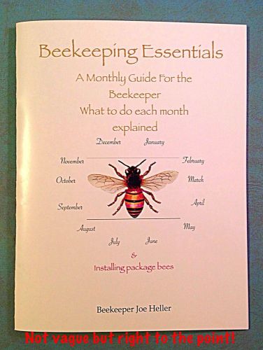 &#034;Beekeeping Essentials&#034; Each month explained in detailed Guide!! hive,Beehive,