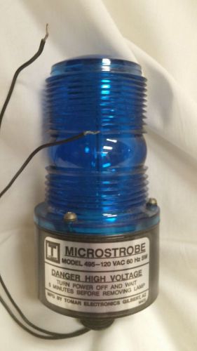 Tomar Microstrobe Model 495 Strobe Light BLUE - Excellent!!