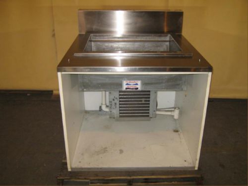TAG29089 - Cabinet, Wood, w/Stainless Top + Cooled Well - 36x42&#034;