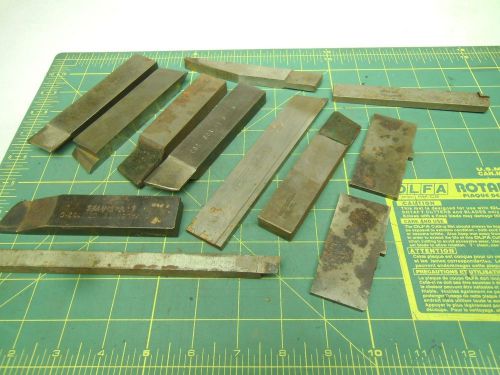 12 MISCELLANEOUS LATHE TOOLS PARTING CUT OFF GROOVING THREADING #60516