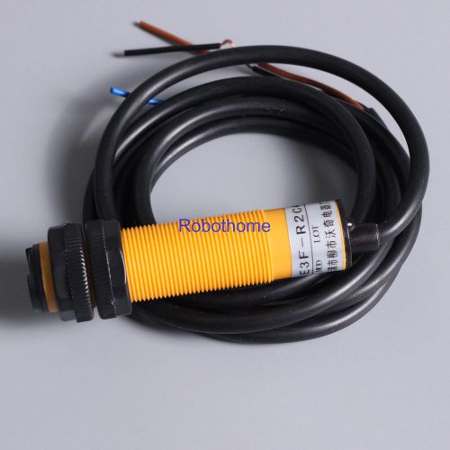3-wire E3F-R2C4 Photoelectric Switch Adjustable Sensor DC 6-36V NPN NO