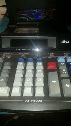 ATIVA 12 DIGIT 2 COLOR DESKTOP PRINTING CALCULATOR MODEL AT-P3000