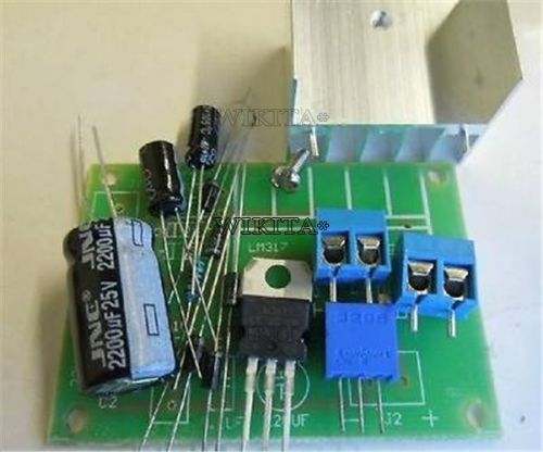 lm317 adjustable power supply board with rectified ac dc input diy kit #348369