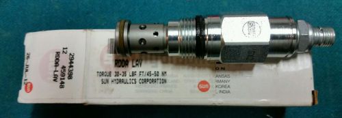 SUN HYDRAULICS RDDA LAV HYDRAULIC VALVE CARTRIDGE NEW CONDITION IN BOX!