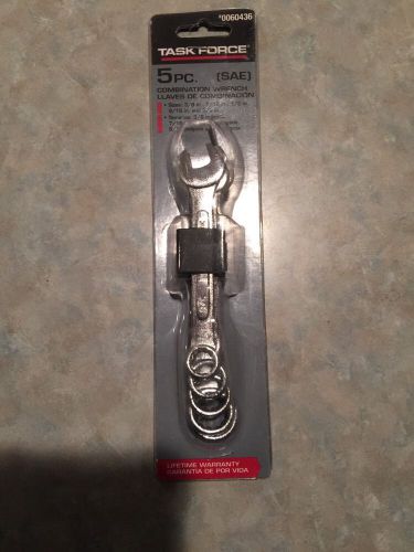 Task Force 5pc. SAE Combination Wrench