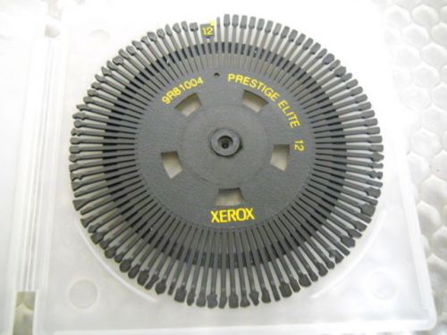Xerox Typewriter Daisy Wheel, Font 9R81004, Prestige Elite 12
