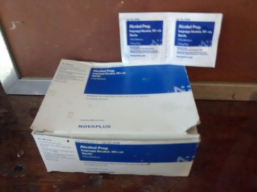 200 SINGLE USE ALOCHOL PREPS--NOVAPLUS