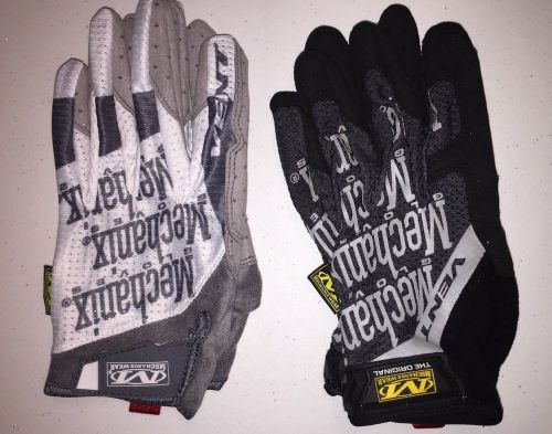 1 New 1 Used Mechanix Mechanic Construction High Quality Ventilated Work Gloves
