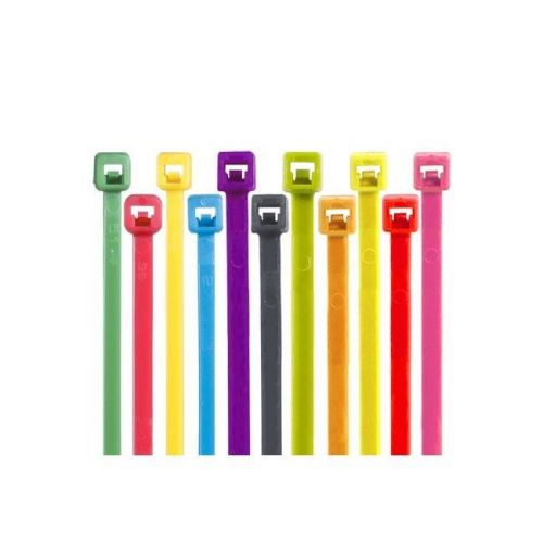 &#034;Colored Cable Ties, 50#, 11&#034;&#034;, Red, 1000/Case&#034;