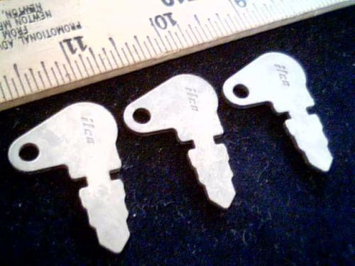 3 ILCO Heavy Equipment KEYS Caterpillar Deere Komatsu Volvo Hitachi Sany Terex