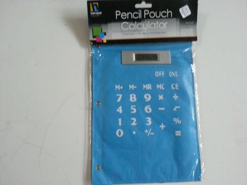 3 Ring Binder Pouch Pencil Bag with Calculator