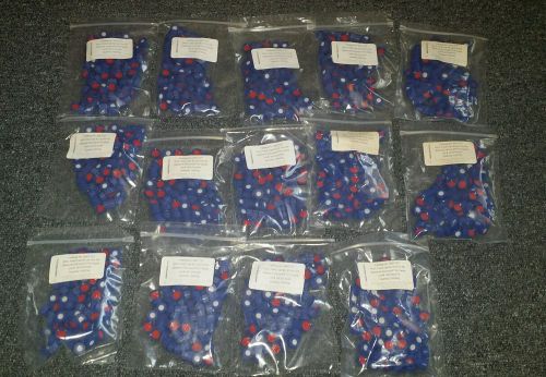 9mm Twist Cap BLUE Pre-Slit Starbust Silicone/PTFE Septa (Qty-1400)