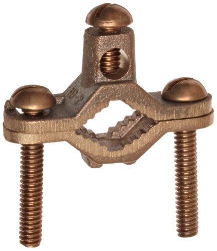Morris Products 90629 Ground Pipe Clamp, For Direct Burial, 1/2 - 1&#034; Water Pipe