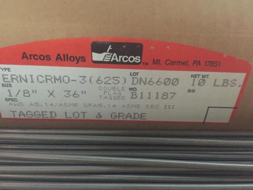 Arcos Alloys Welding Filler Wire Ernicrmo-3 (625) 10lbs