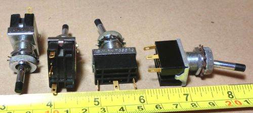 Vintage IBM 738826 SPDT 1A Toggle Switches (4pcs) Gold-Plated Computer Control