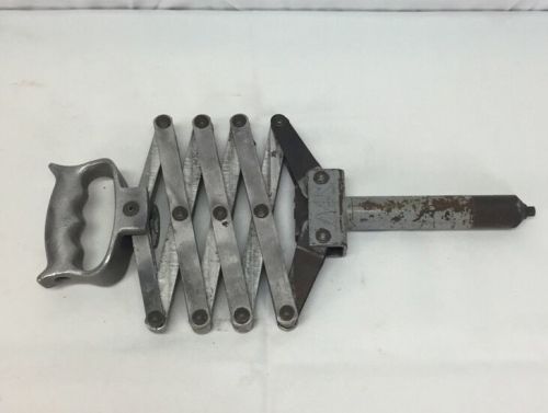 Vintage industrial pop rivet gun tool expanding handle lazy sheet metal for sale