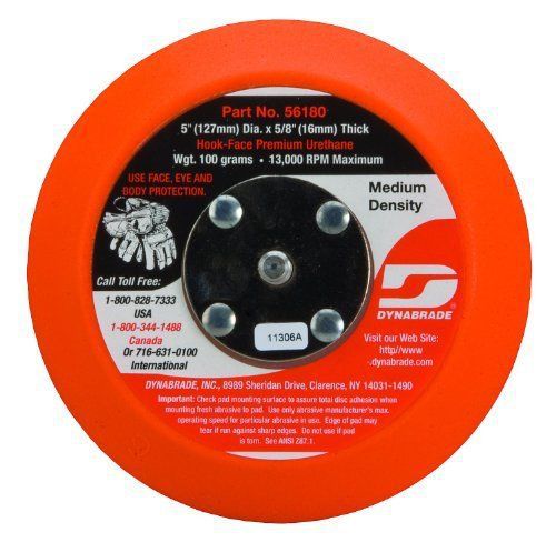 Dynabrade 56180 Non-Vacuum Disc Pad  5-Inch Diameter