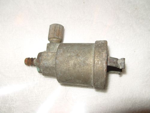 solenoid air valve 12 volt used / starter button new old stock
