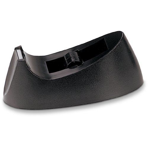 Officemate Desk Top Tape Dispenser, Rounded Look, 1-Inch Core, Black (96694)