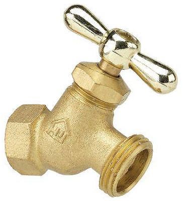 Homewerks worldwide llc hose bibb, straight, no-kink, brass, 1/2 fp x 3/4-in. for sale