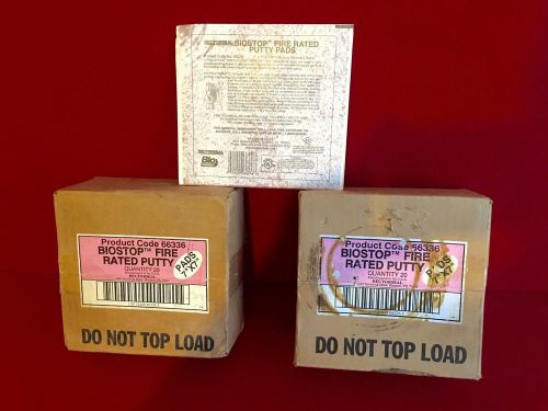 Rectorseal Biostop Fire Rated Putty 7x7 Pads 2 Boxes Of 20 Each 66336 Free Ship