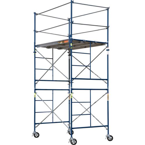 Metaltech SAFERSTACK Complete 2-Section High Tower Scaffolding System #M-MRT5710