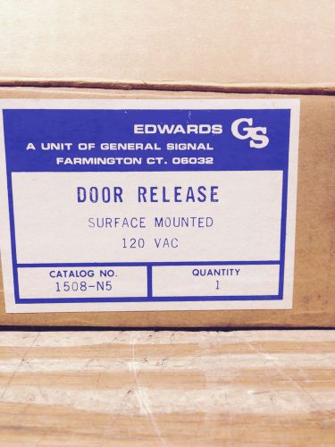 **  EDWARDS  DOOR RELEASE  ELECTROMAGNETIC  NO. 1508 N5  1508N5 SURFACE MOUNTED
