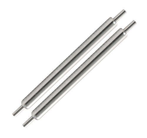MARATHON WP003008 Swiss Made Stainless Steel Replacement Spring Bars 18mm, Set 2