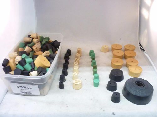 HUGE LOT of Lab Flask Cork Rubber Stoppers (Various Sizes)