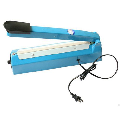 Heat sealing impulse manual sealer machine poly tubing plastic bag 300mm useful for sale
