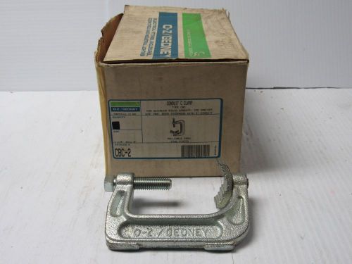 New lot of 8 oz gedney conduit c clamp cbc-2 cbc2 1-1/4&#034; to 2&#034; for sale