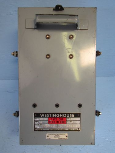 Westinghouse Type COP-321 30A Plug In Unit as same TAP321 Fusible Busplug Busway