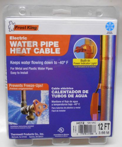 Frost King 12&#039; Electric Water Pipe Heat Cable