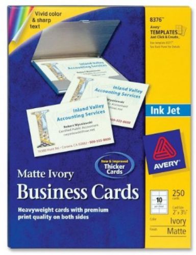 Avery 2 X 3.5 Ink Jet Business Cards (8376)