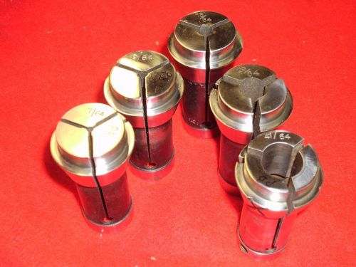 Porst bros. #11 round 64th&#039;s. collets for automatics and screw machines #6042 for sale