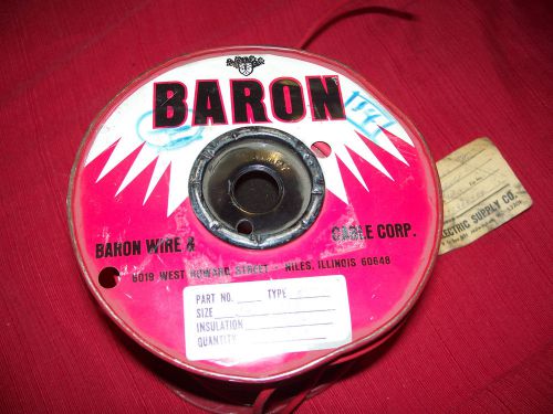 Baron wire 526669 #14 ga strand red 3/64 240 feet metal spool allis chalmers tag for sale