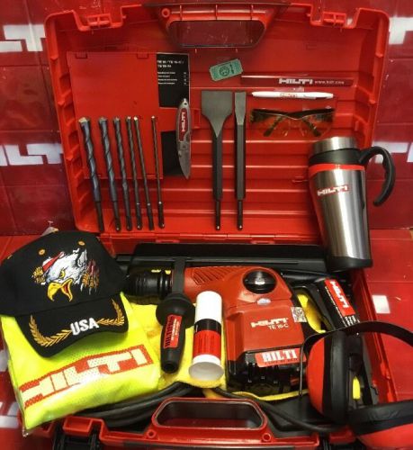 HILTI TE 16-C HAMMER DRILL, L@@K, PREOWNED, FREE EXTRAS AND BITS, FAST SHIPPING
